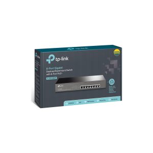 TP-Link TL-SG1008MP 8-Port PoE+ Gigabit Desktop/Rackmount Switch