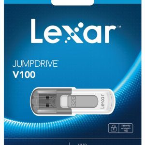 Lexar JumpDrive V100 USB 3.0 32 GB Flash Drive.