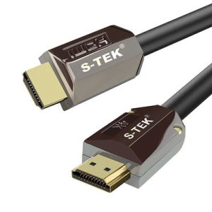 S-TEK 1.4  HDMI Cable, Male to Male - Supports 2K, Audio Return, Video, Black 2Mtrs