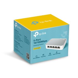 TP-LINK 5-Port 10/100Mbps Desktop Switch (TL-SF1005D).