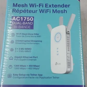 TP LINK MESH WI-FI EXTENDER AC1750 DUAL BAND RE450